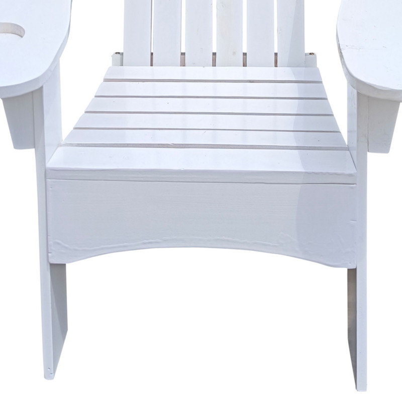 Ensemble de 2 chaises Adirondack Ehomexpert Populus, White, 2