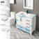 Grazio 36" Modern Single Bathroom Vanity with Ceramic Sink Top, Faucet, Eco-friendly Hand Paint, Assembly Required