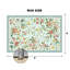 Tapis à motif floral Boho