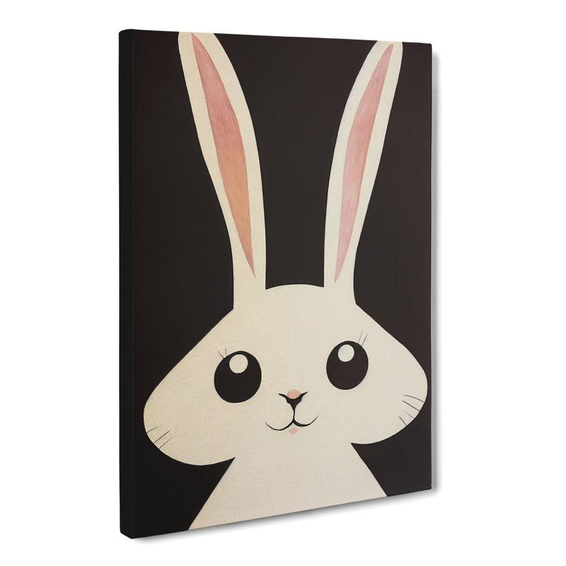Ditlev Rabbit - Wrapped Canvas, 50cm H x 35cm W x 3cm D
