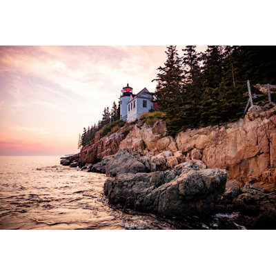 Aesop Bass Harbor Head Lighthouse by S_Hoss - Wrapped Canvas Photograph -  Highland Dunes, 23B8996EEC5840F582A50FC11268F884