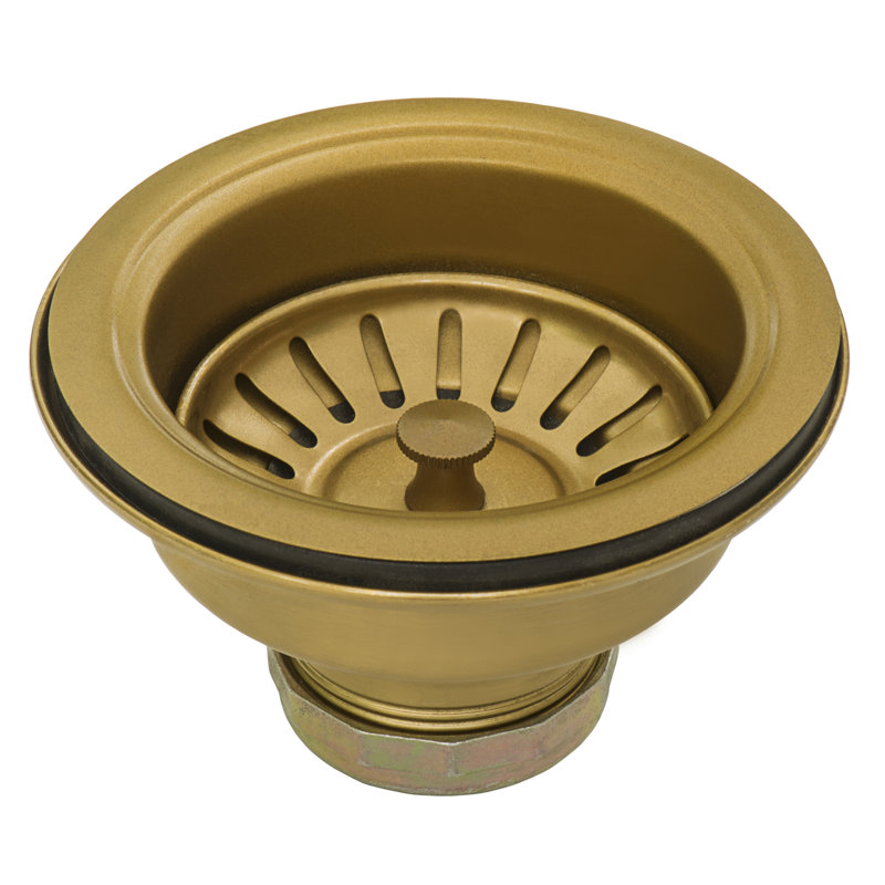 Terraza 36" L x 22" W Farmhouse Kitchen Sink, Matte Gold