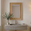 Miroir décoratif en rotin