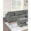 Canapé modulaire en velours côtelé réversible Smoke Color-184207224