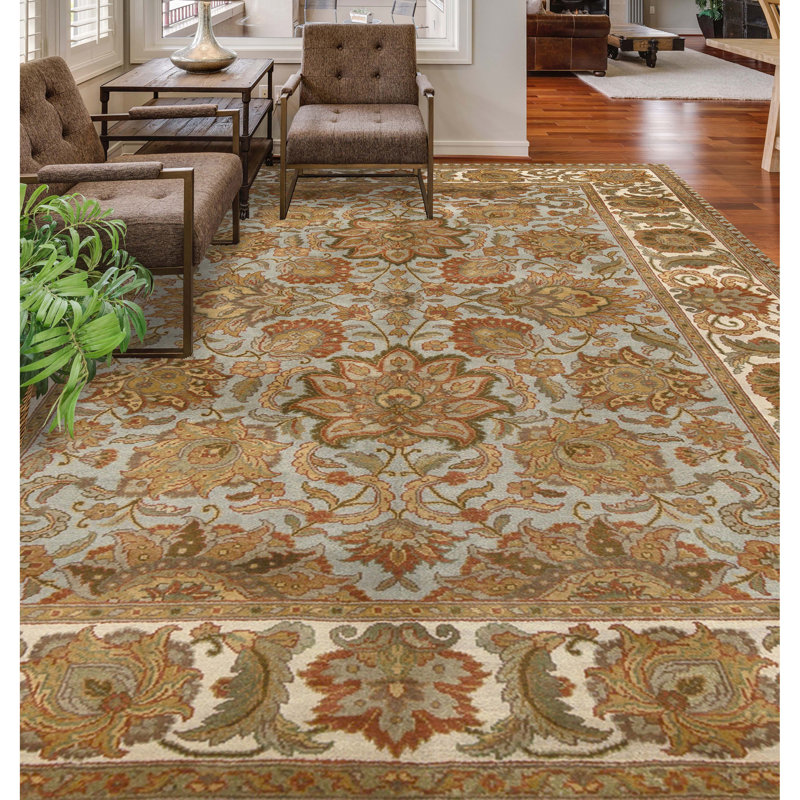 Hand Knotted Wool Oriental Indoor Rug