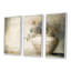 Nature morte, fleurs sauvages en couleurs rétro IV - ensemble d'art mural sur toile florale-1273368515-1273368540