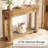 43.3 Solid Wood Console Table with 2-Tier Storage Shelf, Narrow Sofa Table for Entryway, Hallway, or Living Room