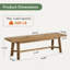 Banc de rangement pour chaussures Long