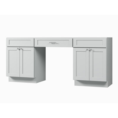 78" Double Bathroom Vanity Base Only
