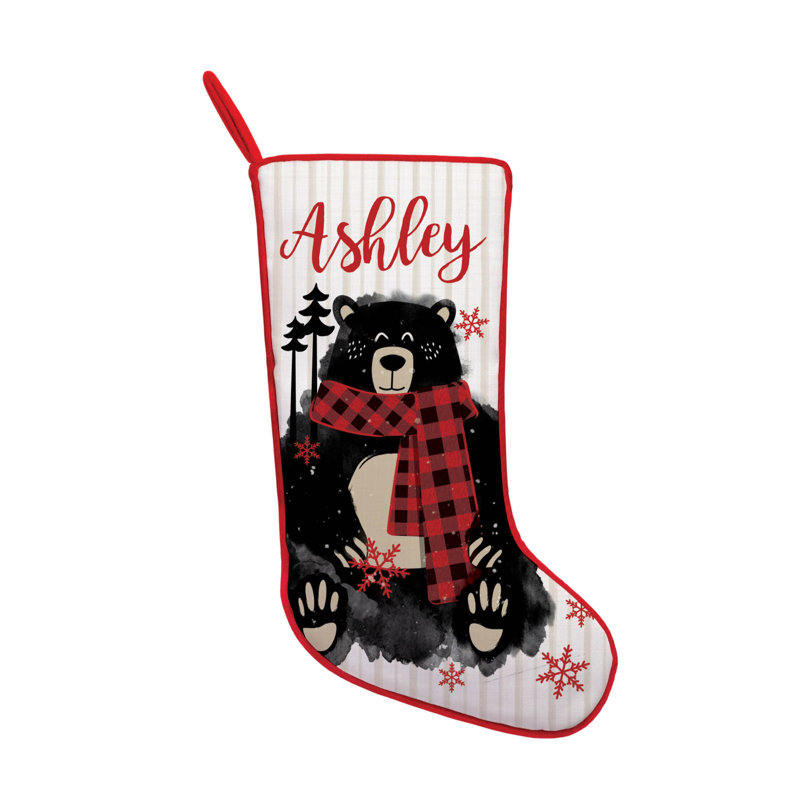Chaussette Cozy Bear Red Scarf, Oui