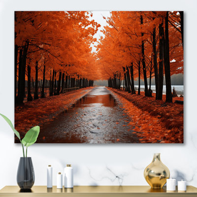Canada Orange Autumn Symphony IV - reproduction sur toile