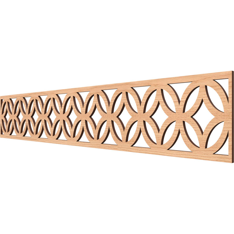 Moulure Crosby, Noyer blanc, H 8 po x l 46,625 po x P 0,375 po