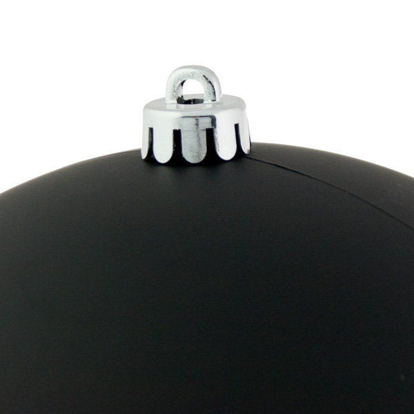 Ball Ornament, 20cm H x 20cm W, Black