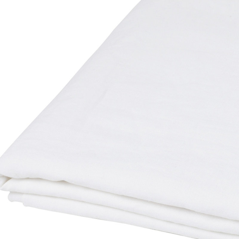 Drap-housse ivoire en lin