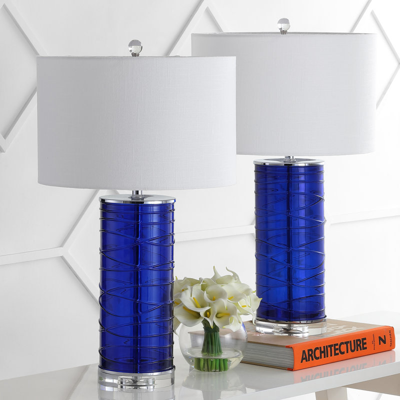 Coughlin Table Lamp, Cobalt