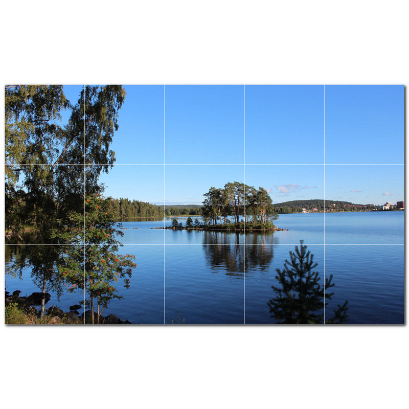 Photo de lac 4,25 po x 4,25 po