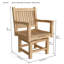 Rialto Outdoor Teak Dining Armchair