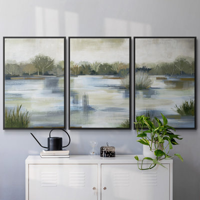 Roads Not Taken, reproduction d'art encadrée sur toile 3 pièces