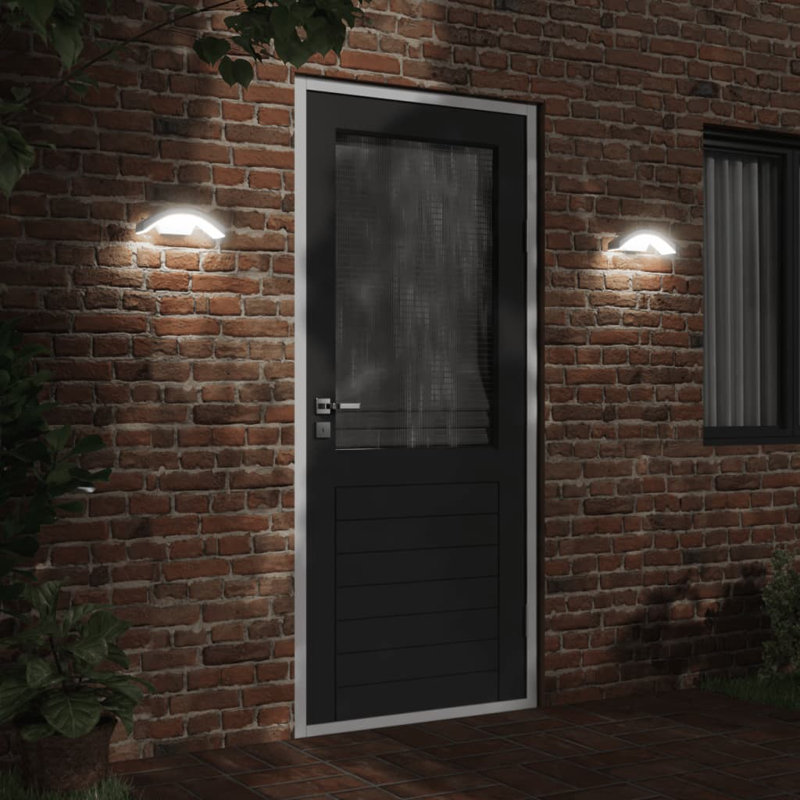 Danyeal Plug-in LED Outdoor Wall Lights, White
