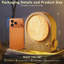 Wood Grain Sunrise Alarm Clock with Sound Machine & RGB Night Light, Dual Alarm, Dimmable Bedside Lamp for Bedroom,Tabletop Clocks