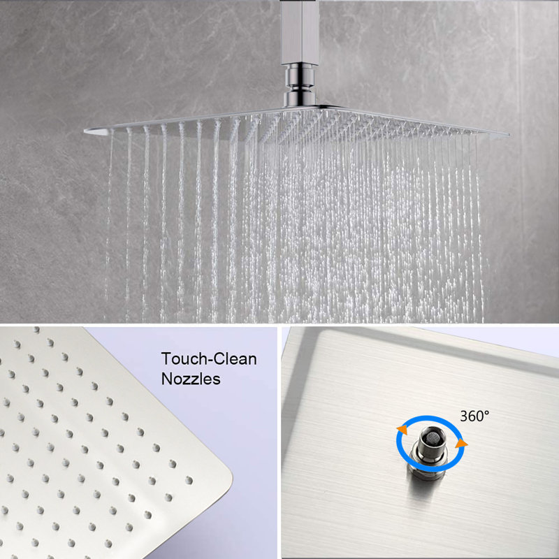Diverter All-In-One Kit with Rough in-Valve, Brushed Nickel