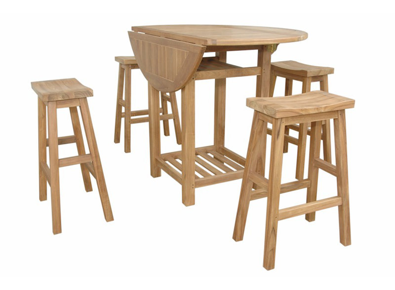Outdoor - Piece Bar Height Dining Set with Cushions