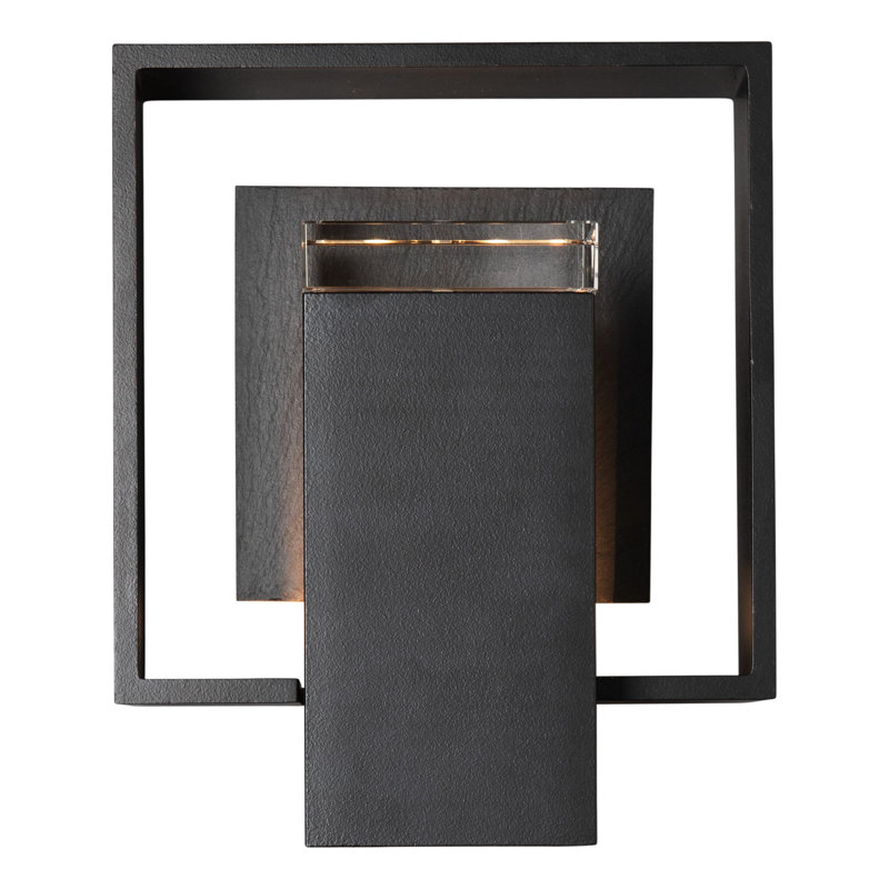 Shadow Box Aluminum Wall Light, 8.5" H x 7" W x 4" D, Coastal Black