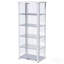 Vitrine blanche à 5 tablettes