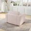 Canapés | Siège simple modulable en peluche 44,9 po | Chambre à coucher de salon | Lavable détachable | Rose clair | Standard-124535676