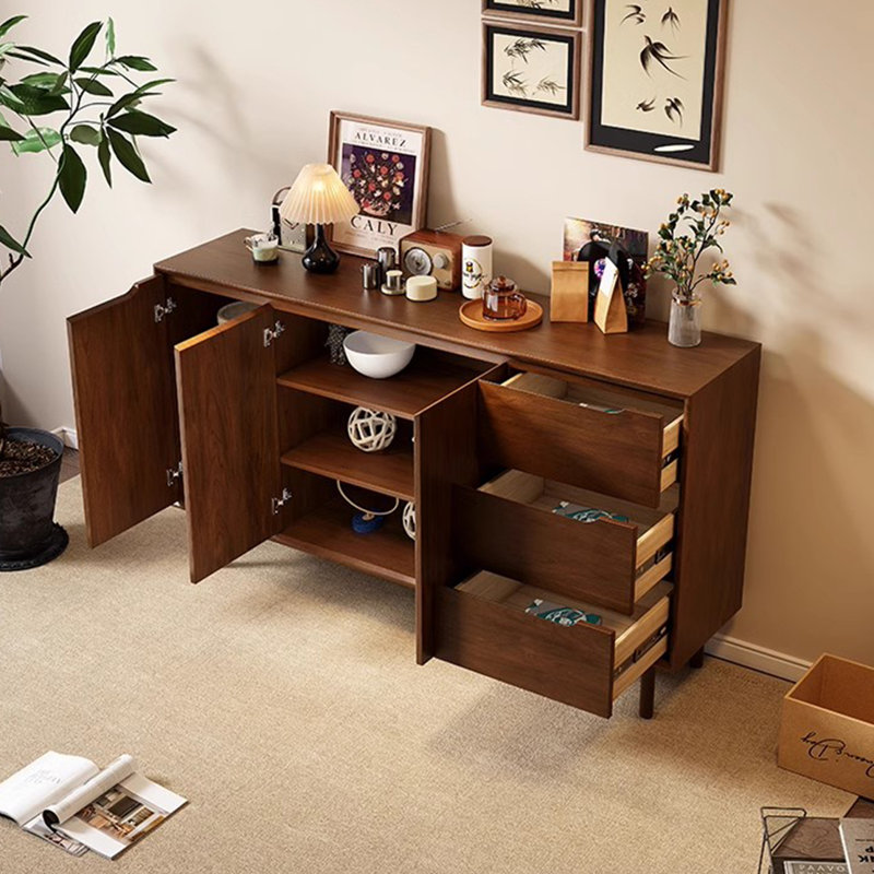 Retro Sideboard With 3 Doors And 3 Drawers