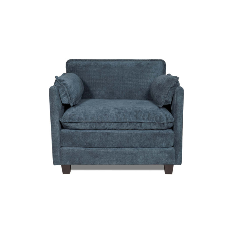 Très grand canapé-lit simple Boucle avec siège plus large, coussin double profond et accoudoirs épais pour un confort et une polyvalence ultimes