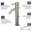 Vessel Sink Bathroom Faucet with Drain Assembly-18913986