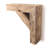 Suresh 2 Piece Triangle Cedar Solid Wood Bracket Shelf