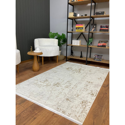 Tapis en bambou de qualité supérieure Nesbitt, 5,2 x 7,5 pieds | 100% antibactérien, 0,3 pouce d'épaisseur, antidérapant sous la surface | Facile à nettoyer, brun luxueux | Parfait pour le salon, la chambre à coucher et le bureau
