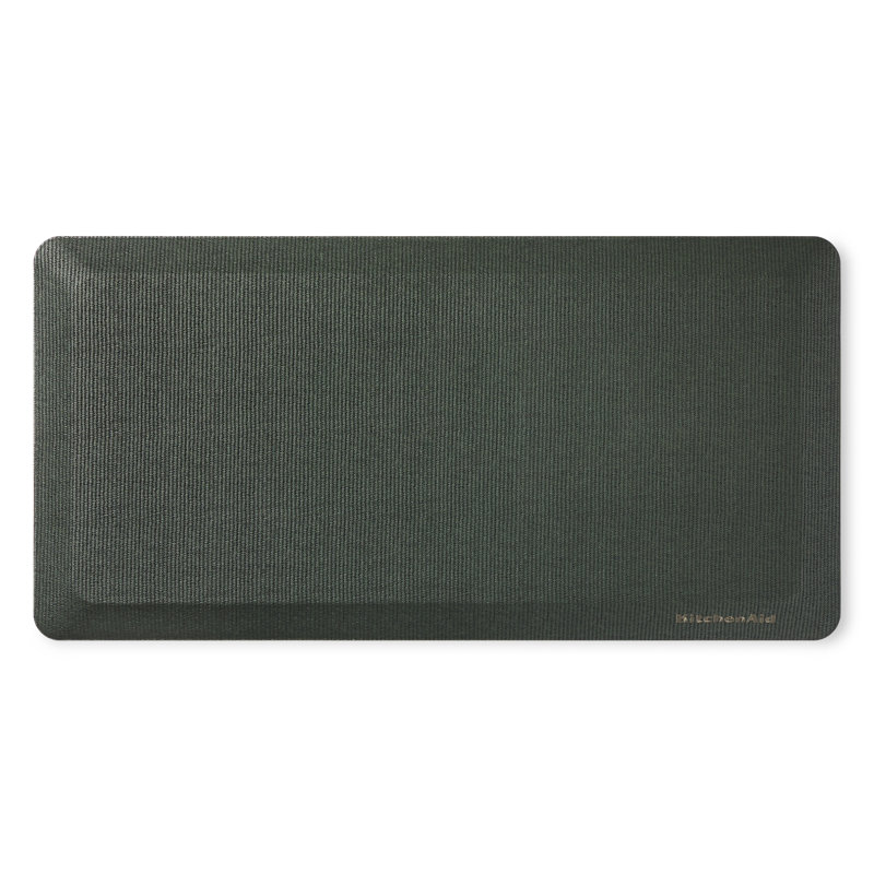 KitchenAid Gourmet Series Kitchen Comfort Gel Mat Solid Basketweave 20"x39", Deep Forest Green