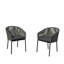 Chaise de patio avec coussin Hallie