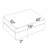Corduroy Upholstered Rectangle Ottoman-1165428455