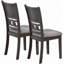 Ensemble de 2 chaises de salle à manger avec coussins et chaises de petit-déjeuner