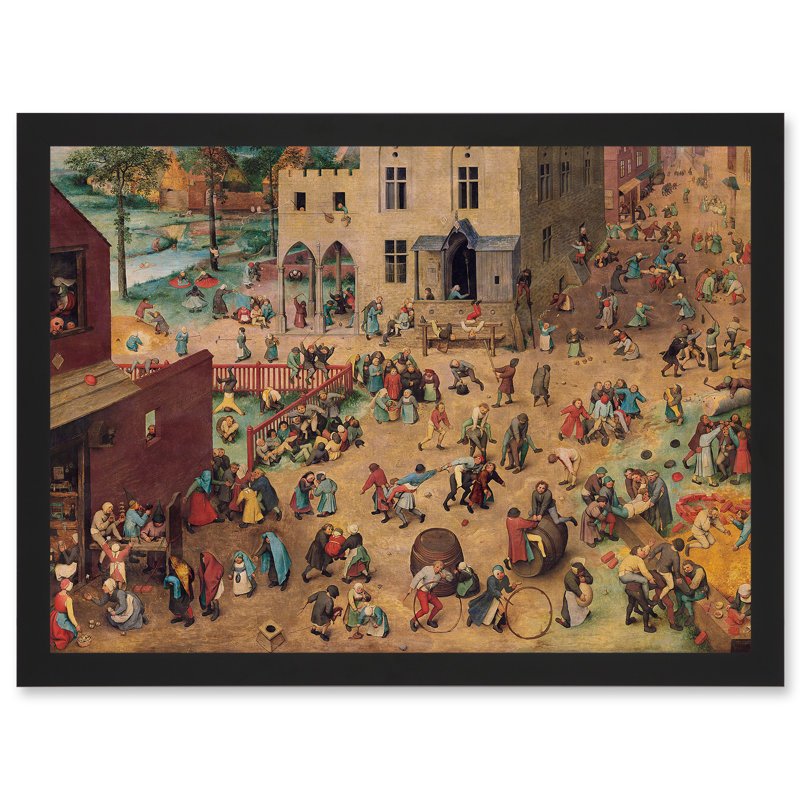 Childrens Games - Single Picture Frame Print
