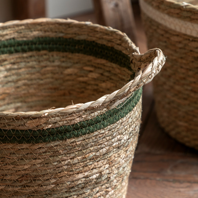 Bay Isle Home Water Hyacinth Decorative Basket