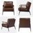 Avers Faux Leather Armchair-101549722
