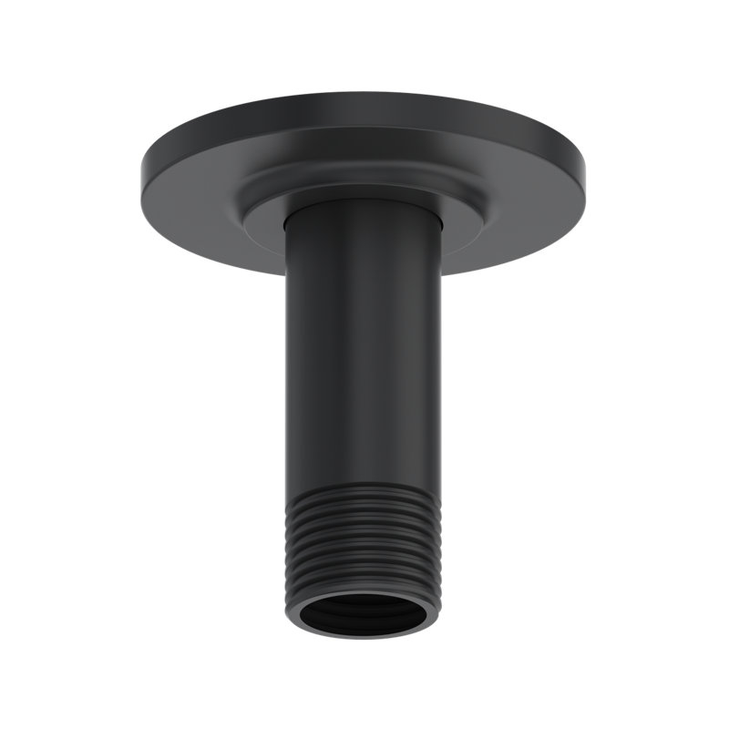 3" Ceiling Mount Shower Arm, Black