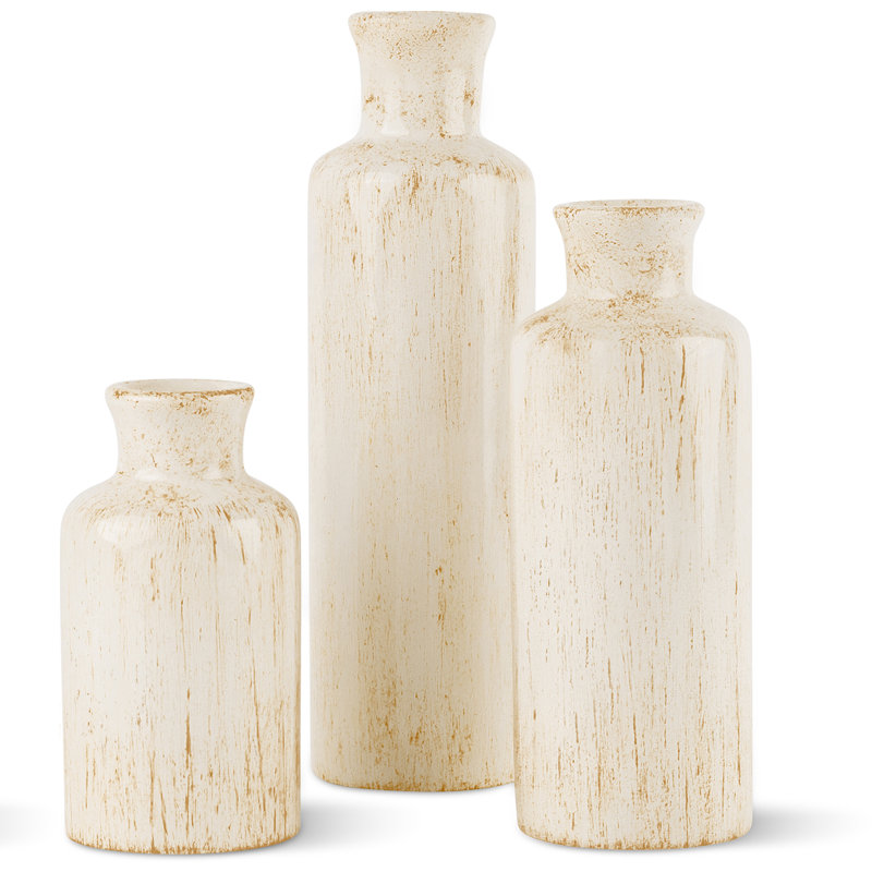 Rustic Luxe 3 Piece Vases