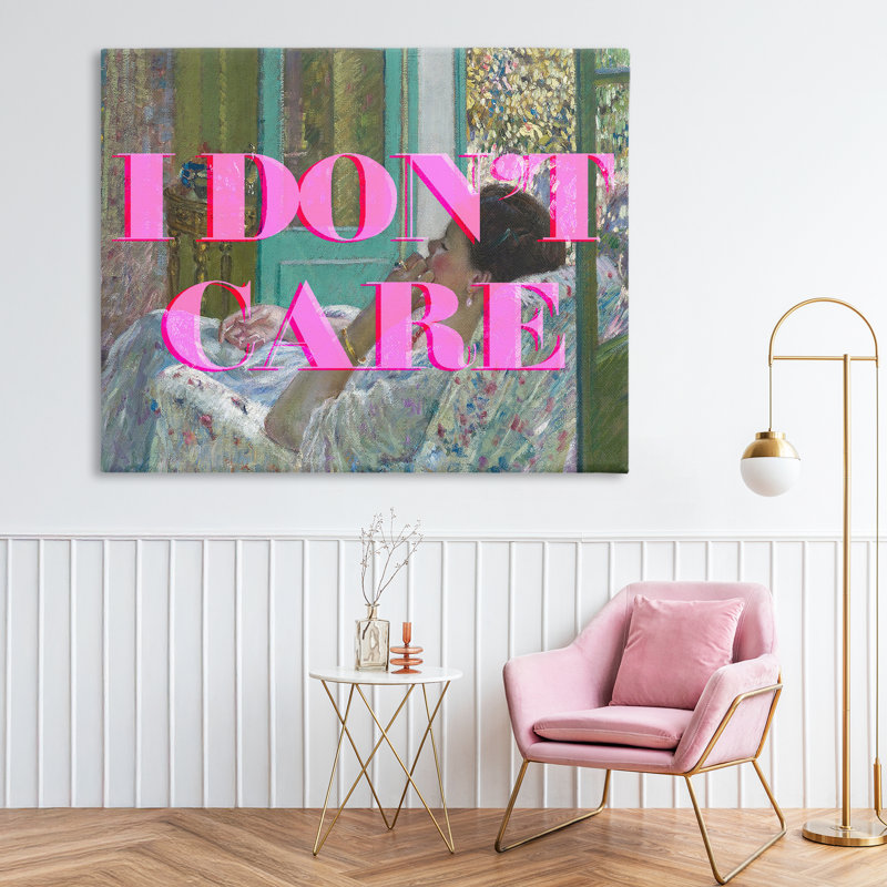 «I Don't Care over Classic», toile par Lil 'Rue, H 36 po x l 48 po