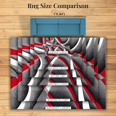 Cherine Abstract Indoor Rug