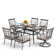 Argyri Rectangular 6 - Person 60" Long Dining Set