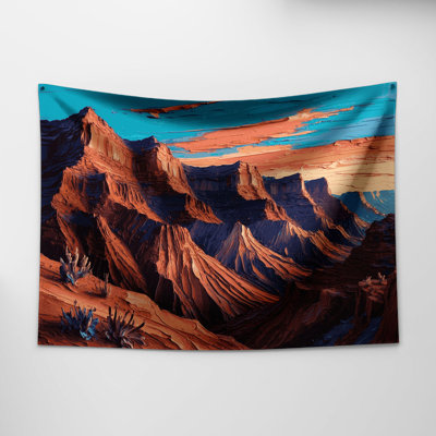 Southwestern Landscapes Mountain Ridge 117 Wall Tapestry