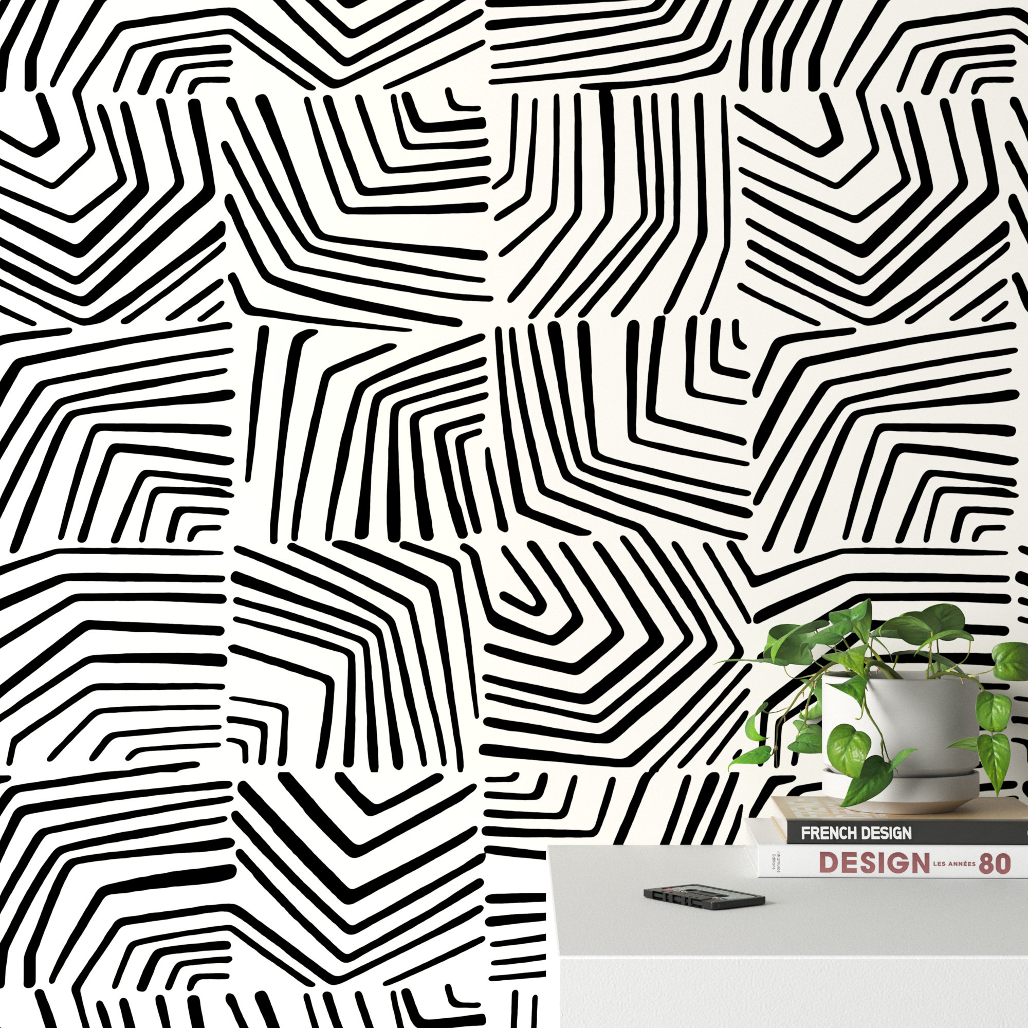 Contra Costa Abstract Wallpaper, Inkwell