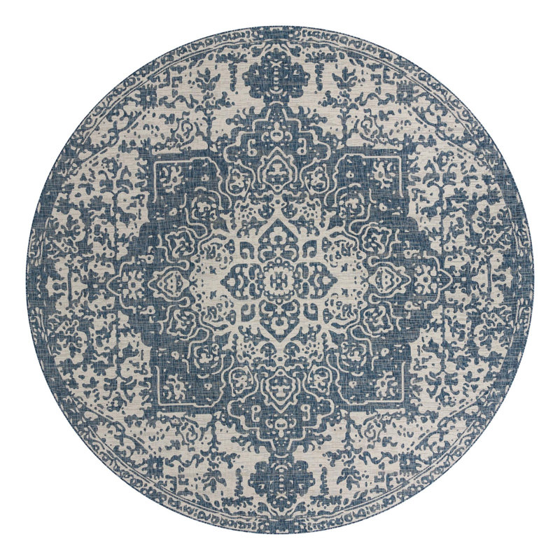 Jill Zarin Dubai Indoor/Outdoor Rug, Round 13'1"
