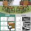 Chaise d'extérieur avec repose-pieds à lattes en PS-16438494